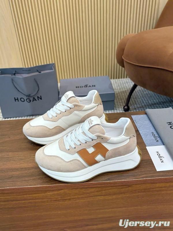 Hogan H-STRIPES Series Couple Thick Sole Dad Shoes Sneakers - AS00350