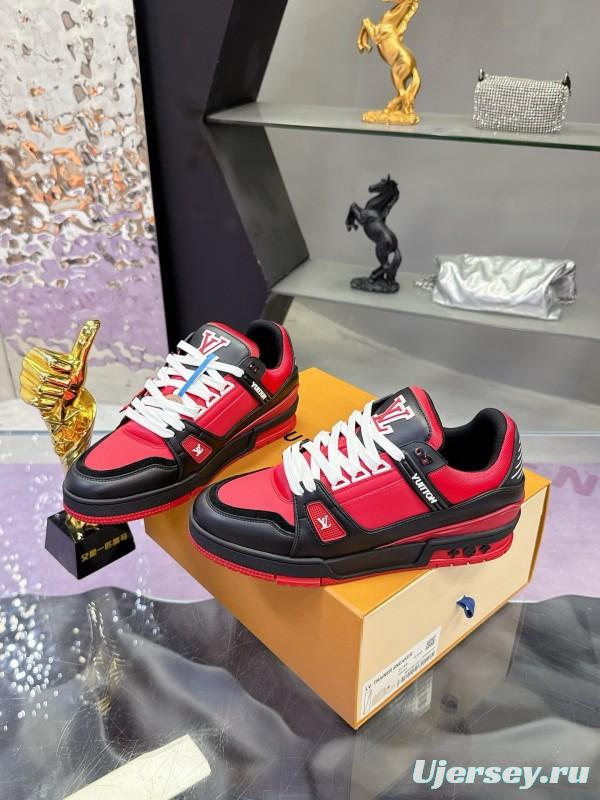 Louis Vuitton Trainer Series Casual Sneakers Skate Shoes - AS00400