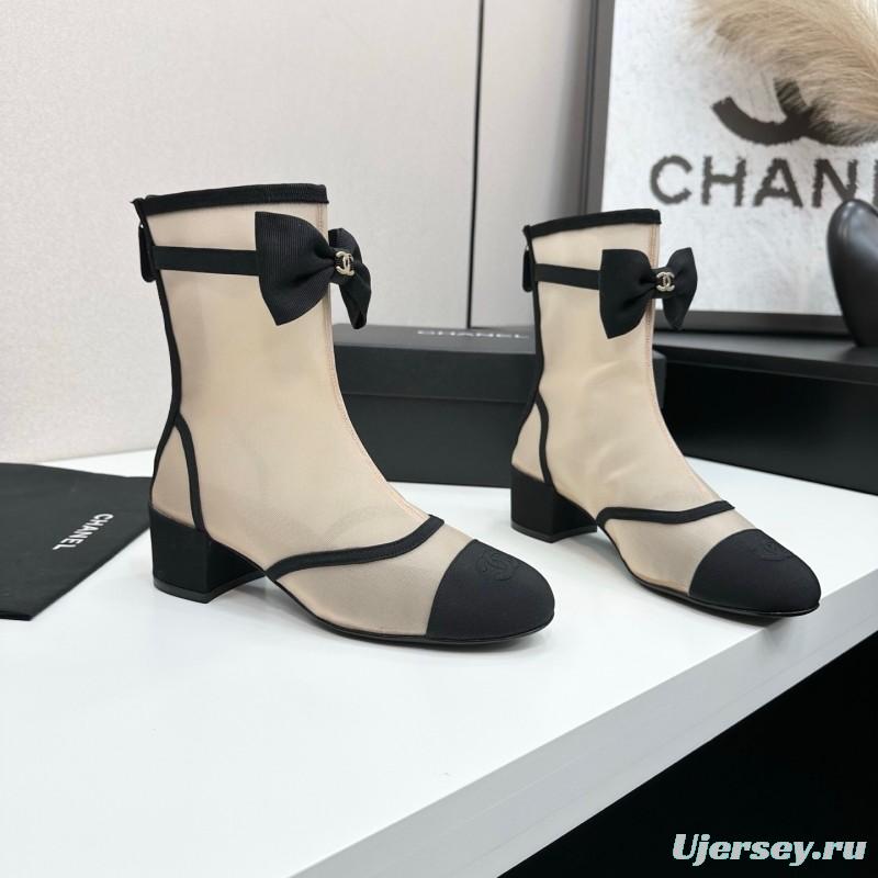 Chanel Classic Bow Ankle Boots - LY00