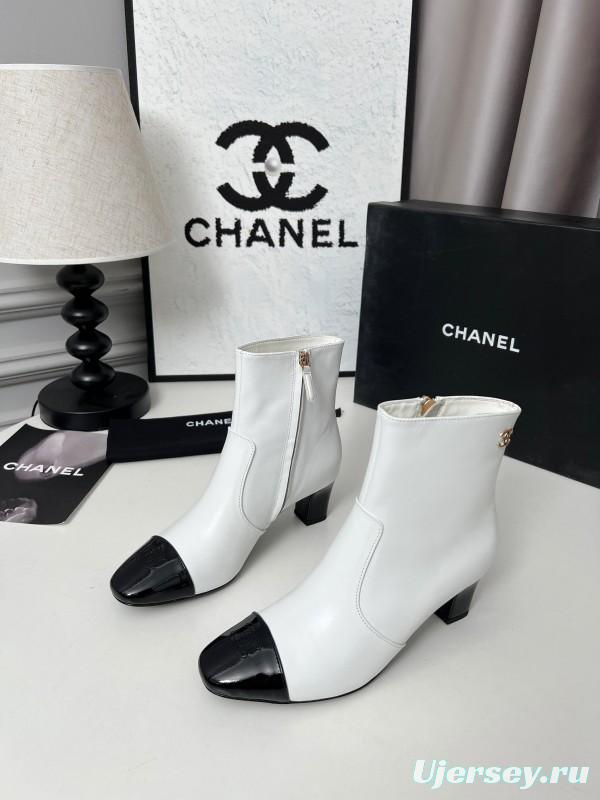 Chanel 2025/SS Double C Heel Fashion Boots - LY00370/LY00400