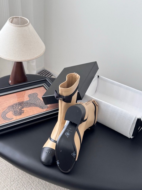 Chanel 2025 SS New Bow Ankle Boots - LY00