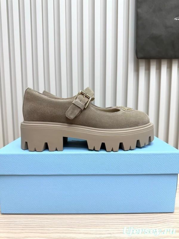 Prada 2025 SS Platform Mary Jane Shoes - LY00300
