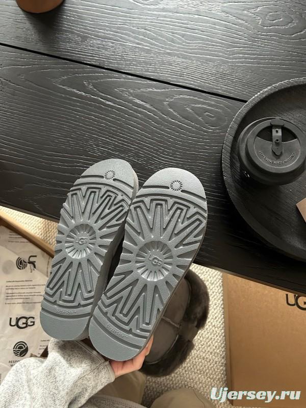 UGG 2025/SS High Boot Snow Boots with Faux Fur Collar - AS00370