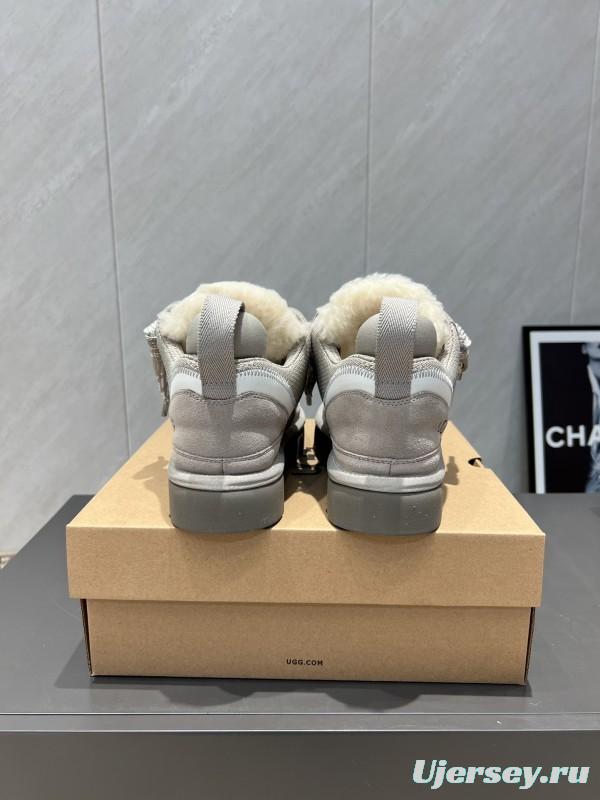 UGG Platform Casual Shoes with Round Toe and Thick Sole - MJ00270