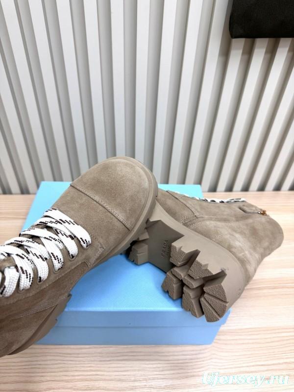 Prada 2025 SS Platform Martin Boots - LY0350