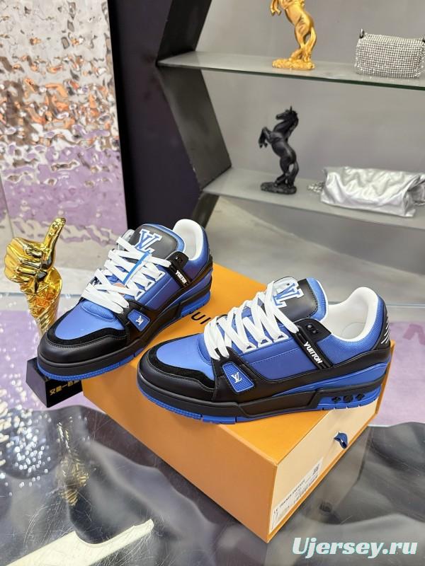 Louis Vuitton Trainer Series Couple Casual Sneakers Skate Shoes - AS00400