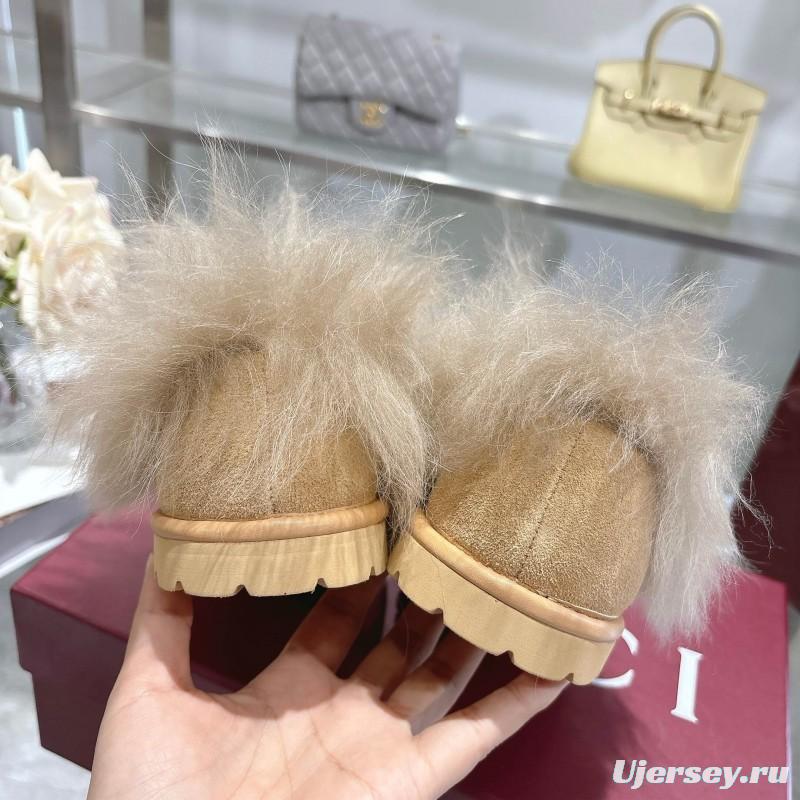 GG Wool Fashion Snow Boots with Merino Wool Lining - KFY00290