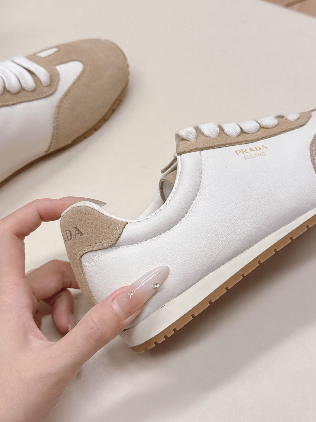 Prada 2025 SS New Agate Sneaker Derby Training Sports Shoes - LY00300