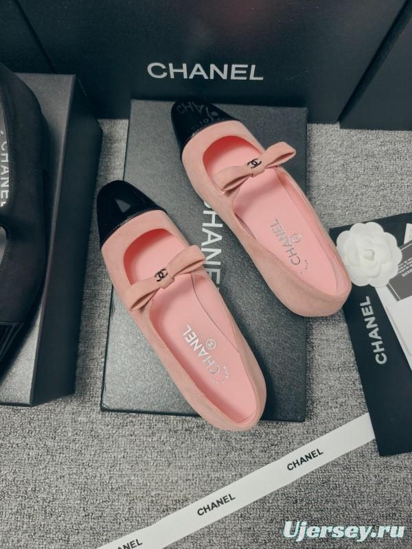 Chanel Classic Slingback Bow Flats - LY00290