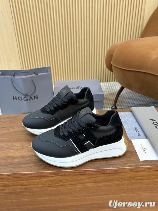 Hogan H-STRIPES Series Couple Thick Sole Dad Shoes Airship Sneakers - AS00350