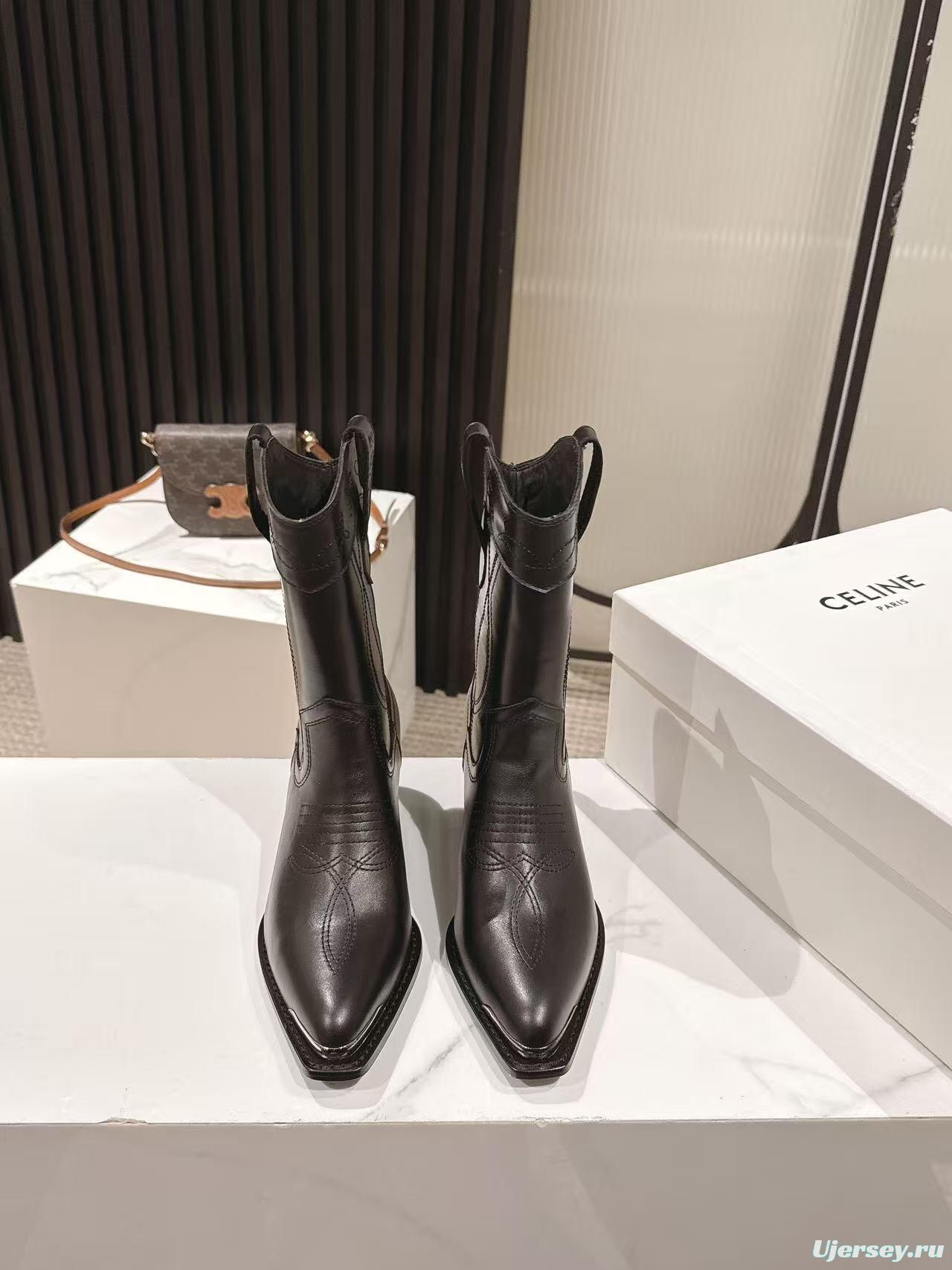 CELINE Fashion Boots 2025 SS Collection with Arch of Triumph Logo - LY00440