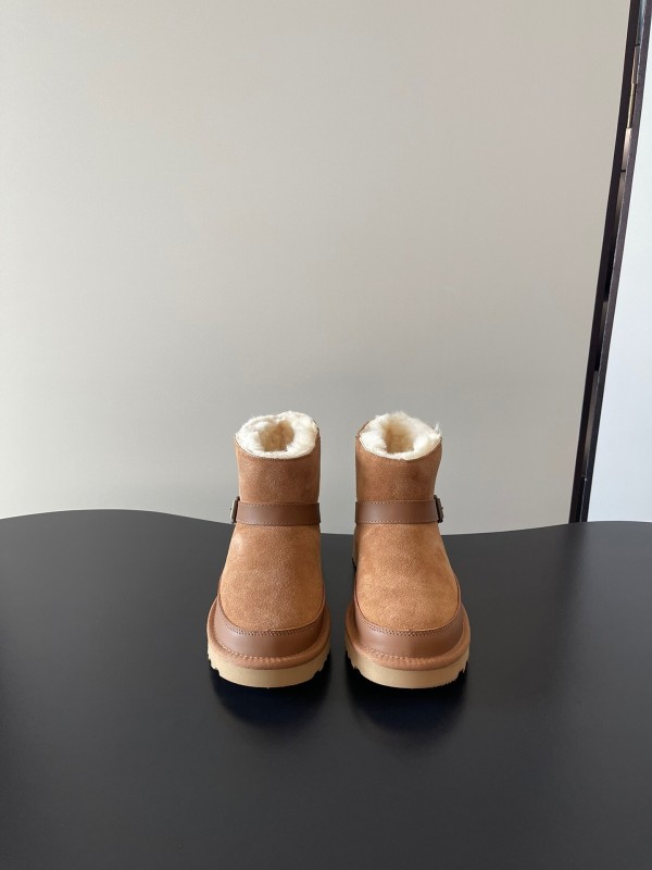 UGG 4512 Flat Buckle Ultra Wool Anti-Slip Snow Boots - AS00290