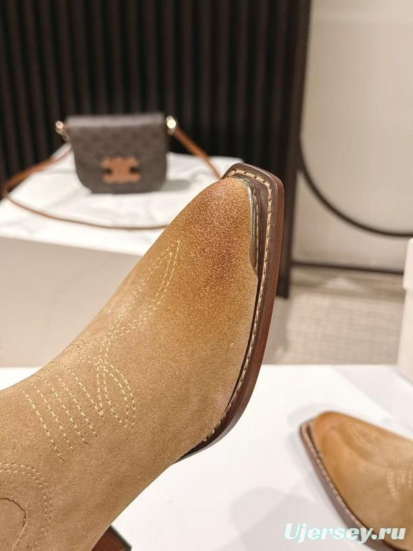 CELINE Fashion Boots with Arch of Triumph Logo - LY00440