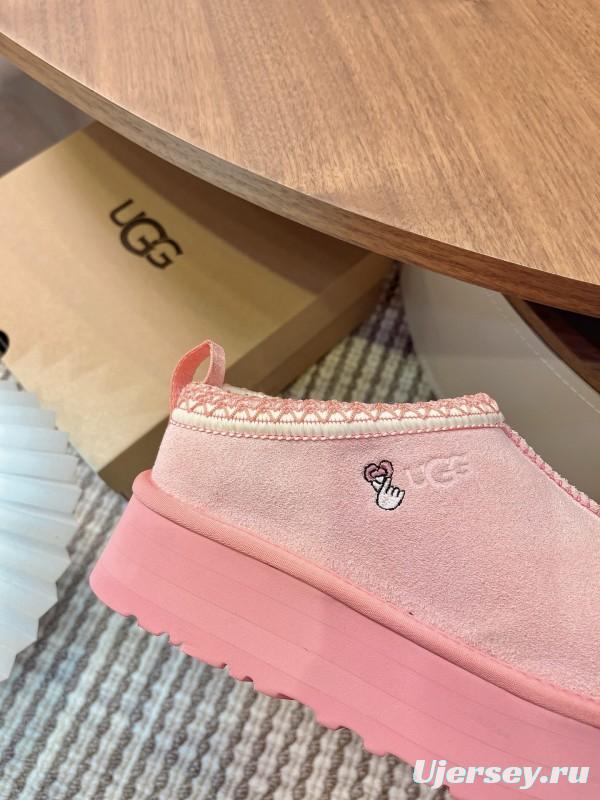 UGG Tazz Platform Wool Slippers - MJ00230