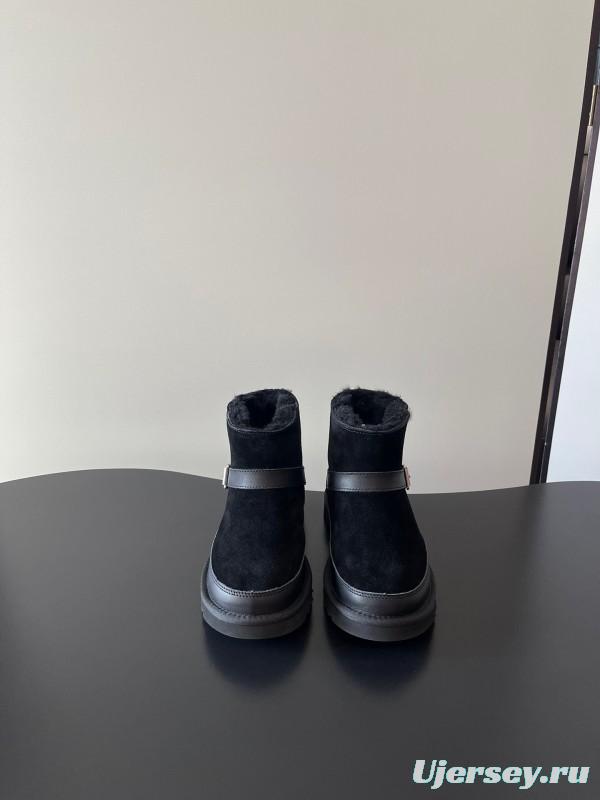 UGG 4512 Classic Buckle Flat Ultra Wool Anti-Slip Snow Boots - AS00290