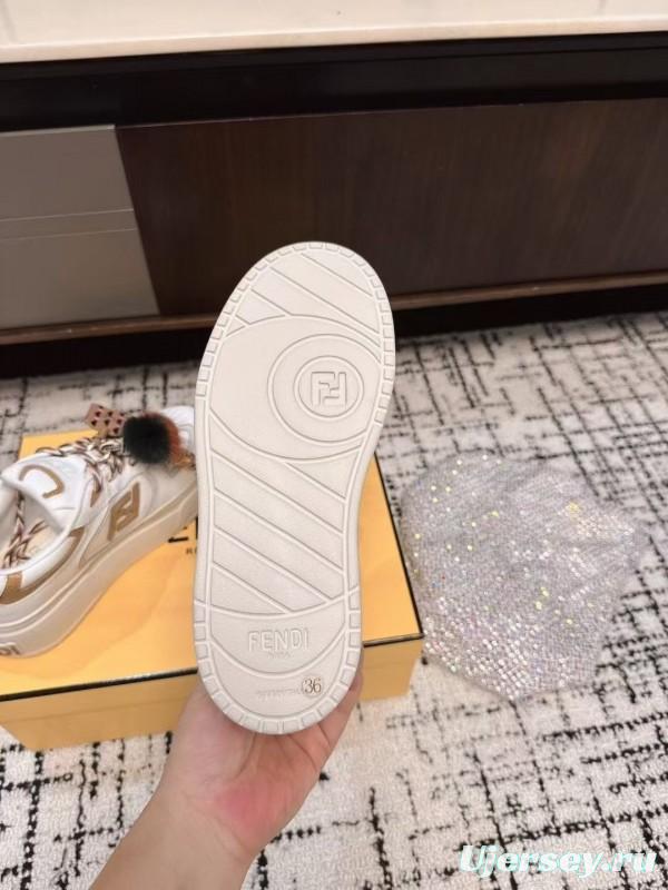 Fendi Match Series Platform Sneakers - KFY00320