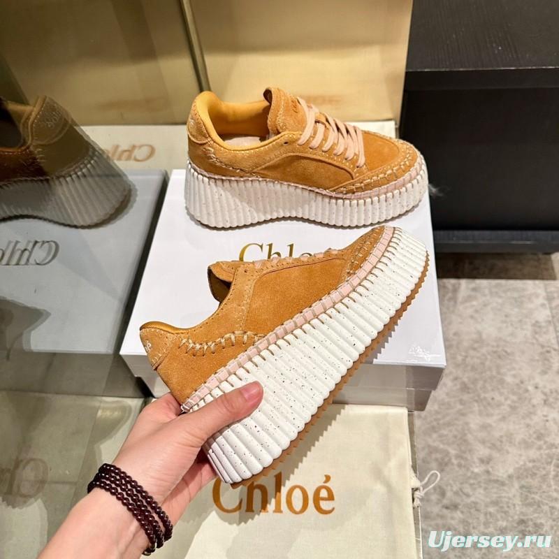 Chloe 2025/SS Hand-Stitched Casual Shoes - LY00350