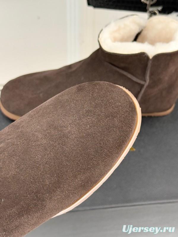 ALAIA Minimalist Side Zipper Retro Snow Boots - KFY00320