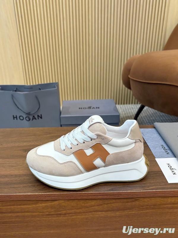 Hogan H-STRIPES Series Couple Thick Sole Dad Shoes Sneakers - AS00350