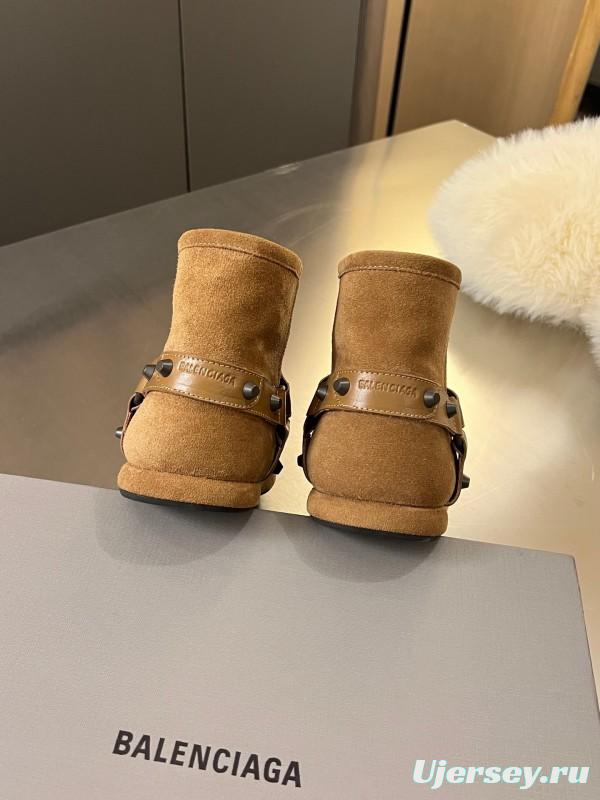 Balenciaga Fall Winter New Buckle Studded Snow Boots - LY00300