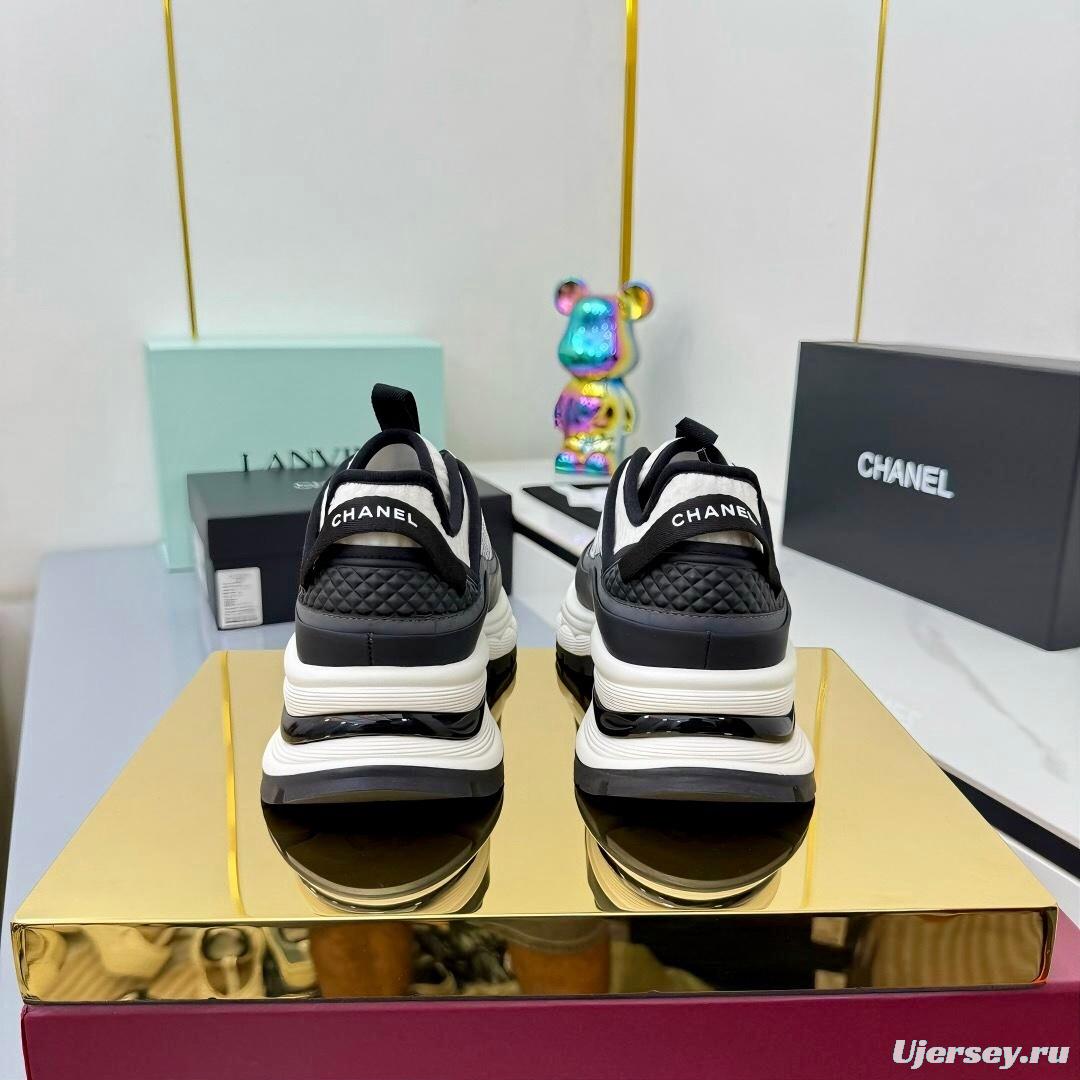 Chanel 2025/SS Panda Loafers Casual Sneakers - LY00360