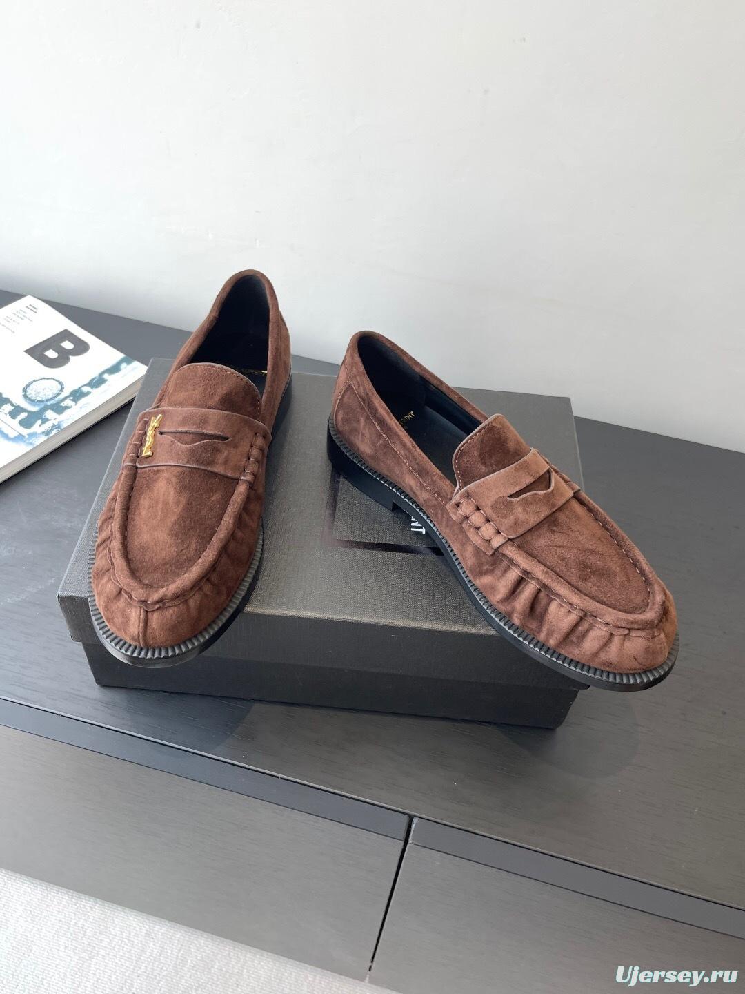 Saint Laurent Classic Loafer Half-Drag Slippers - KFY00350