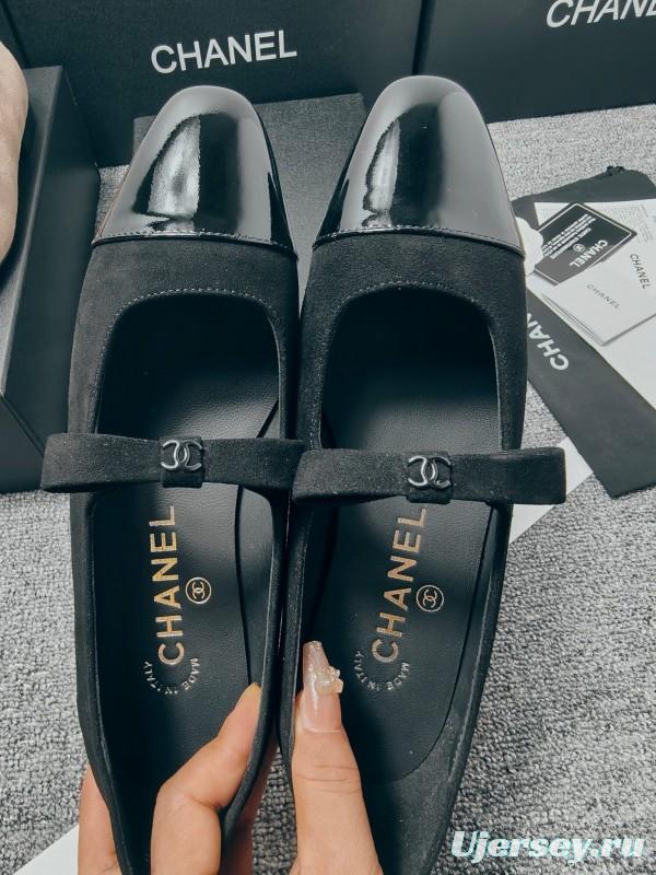 Chanel Classic Slingback Bow Flats - LY00290