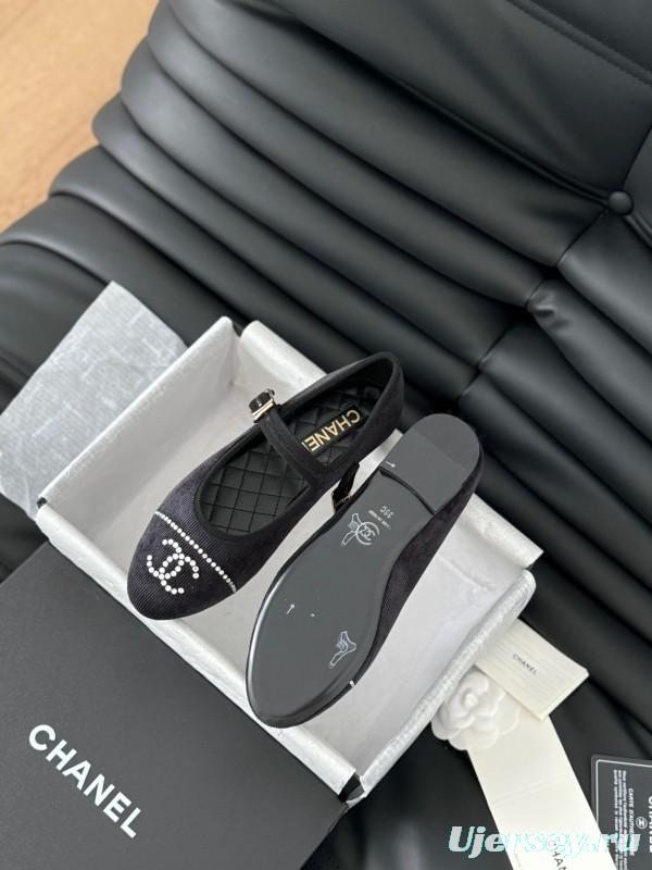 Chanel 2025 SS Runway Mary Jane Flats - LY00300