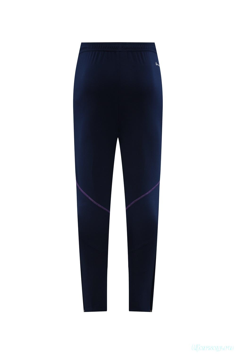 23/24 Argentina Royal Blue S-2XL Half Zipper Jacket+Long Pants