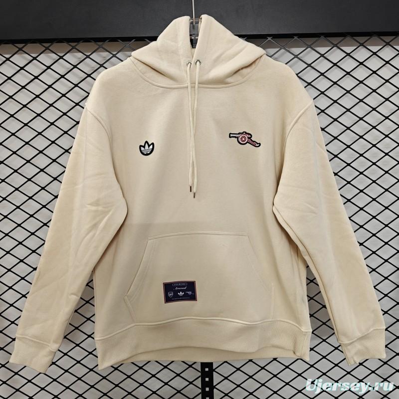 25/26 Arsenal Embroidered Logo Hoodie 7 Colors