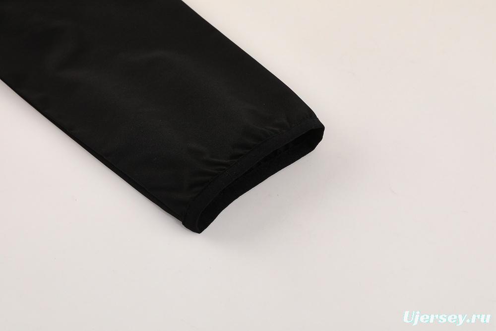 25/26 Newcastle United Black S-3XL Half Zipper Jacket+Long Pants