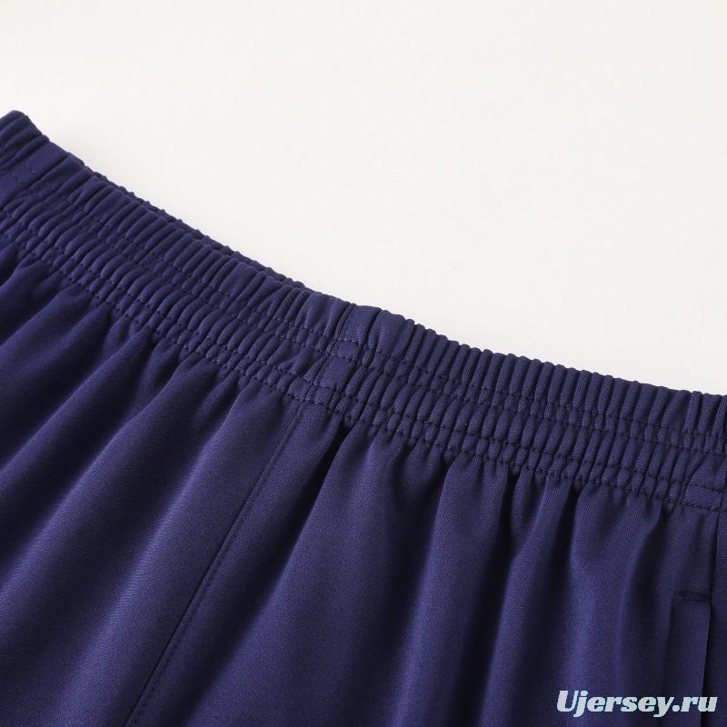 2025 England Purple Short Sleeve+Soccer Shorts