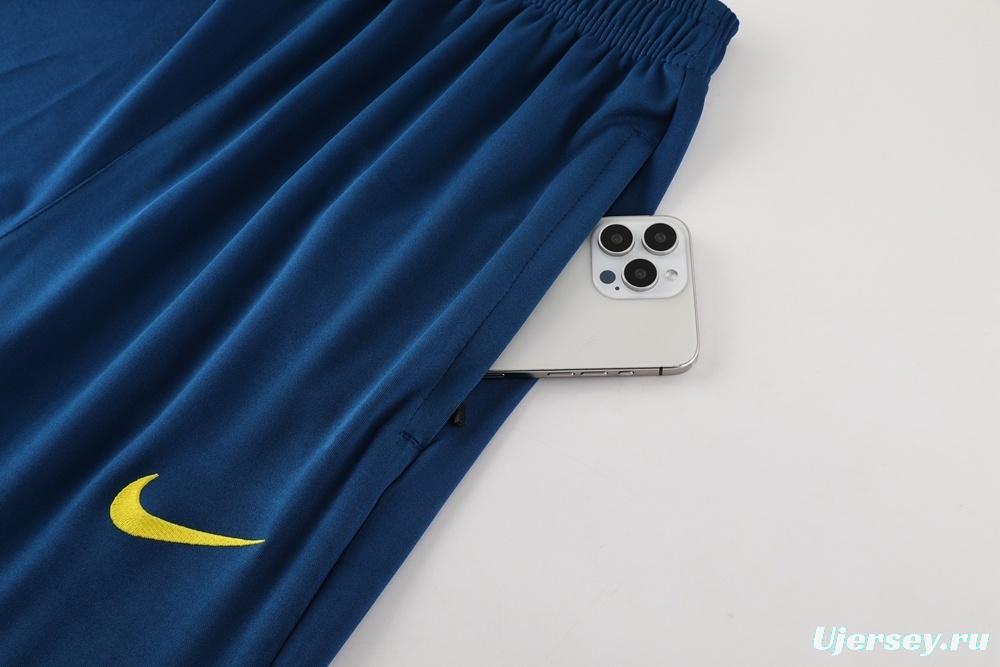 2025 Brazil Lake Green Half Zipper Jacket+Long Pants