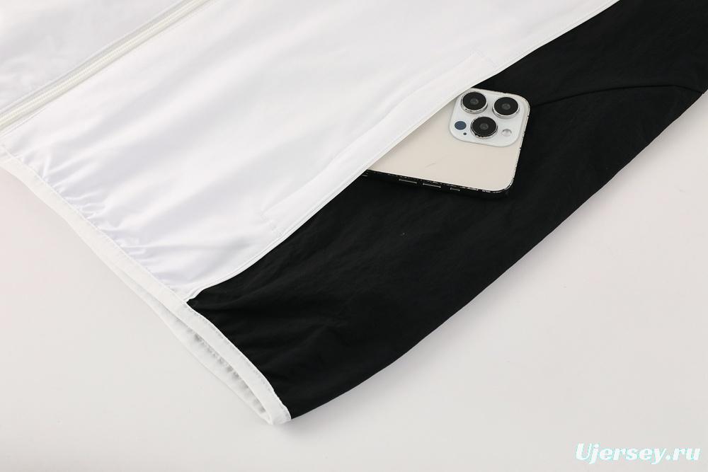 25/26 Liverpool White S-2XL Half Zipper Jacket+Long Pants