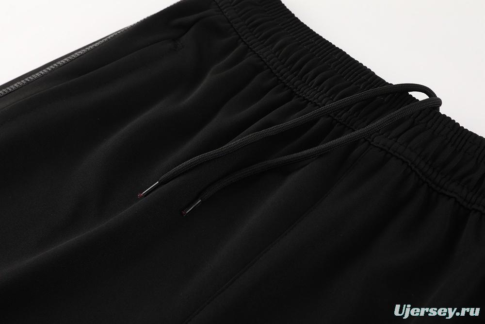 23/24 Turkey Black S-2XL Half Zipper Jacket+Long Pants