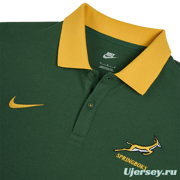 2026 South Africa Green Polo Rugby Jersey