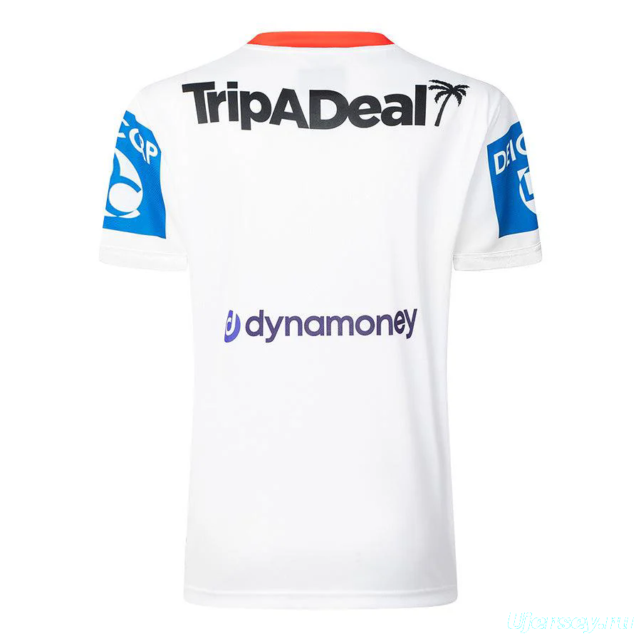 25/26 St George Illawarra Dragons White with Red V Jersey
