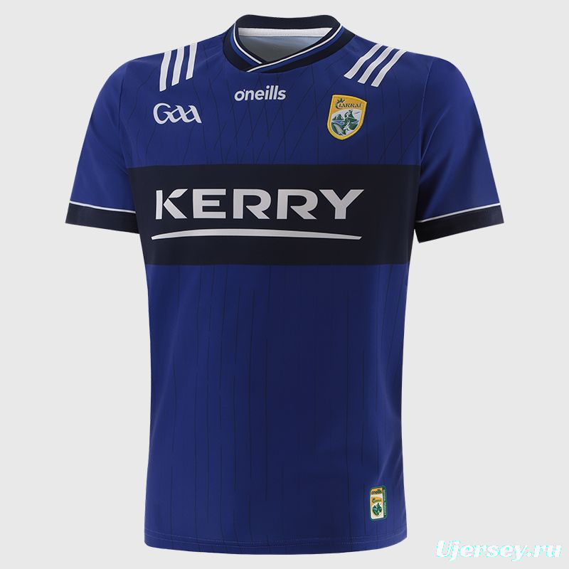 25/26 Kerry GAA Blue with Navy Band Jersey