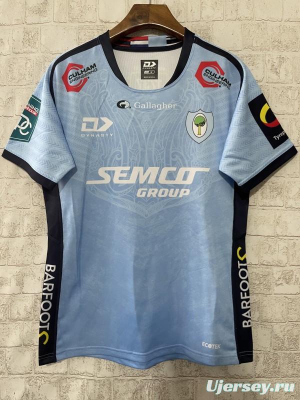 25/26 Worcester Warriors Sky Blue with Floral Pattern Jersey
