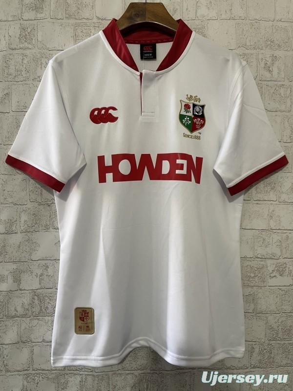 2026 British & Irish Lions White with Red Trim Jersey