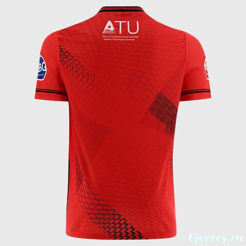 25/26 Sligo GAA Red with Black Geometric Pattern Jersey