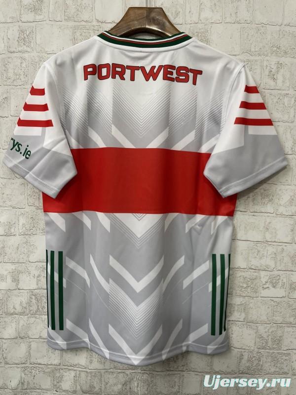 25/26 Mayo GAA White with Red Trim Jersey