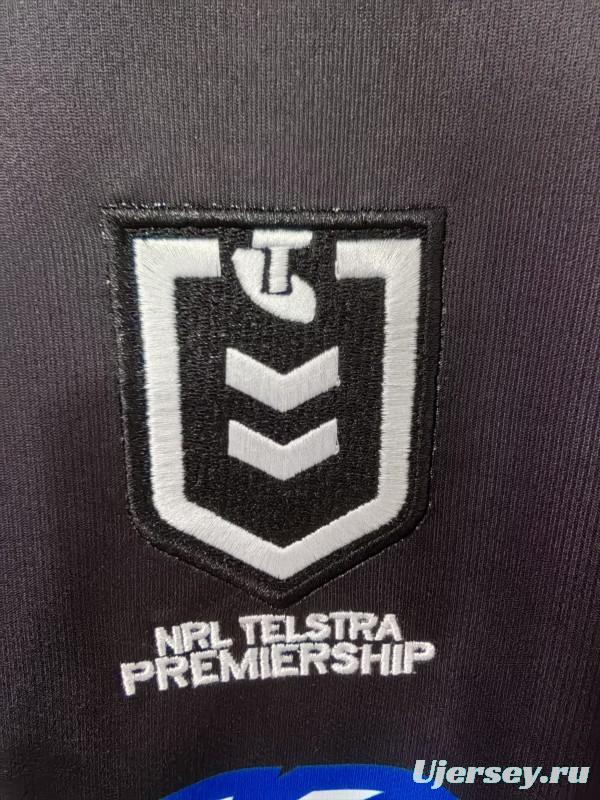 25/26 Redcliffe Dolphins Black with Sunset Pyramid Indigenous Jersey