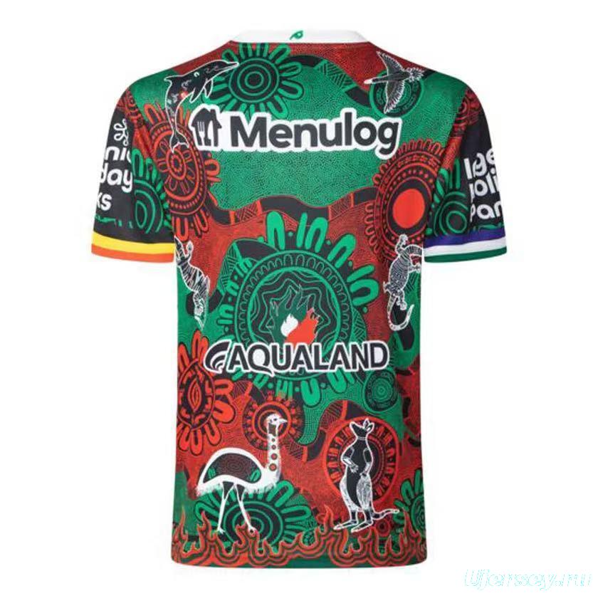 25/26 South Sydney Rabbitohs Green and Red with Indigenous Art Jersey