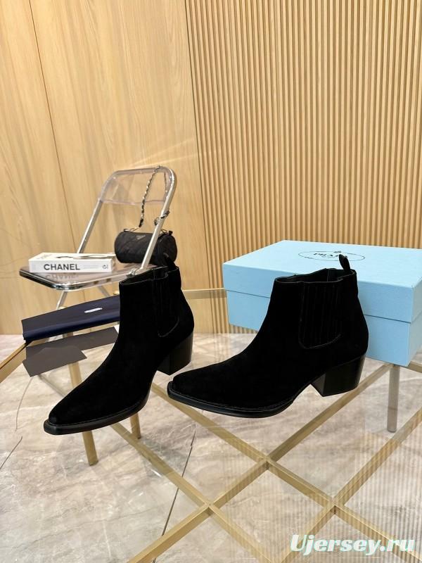 Prada Classic Pointed Toe Boots - LY00310