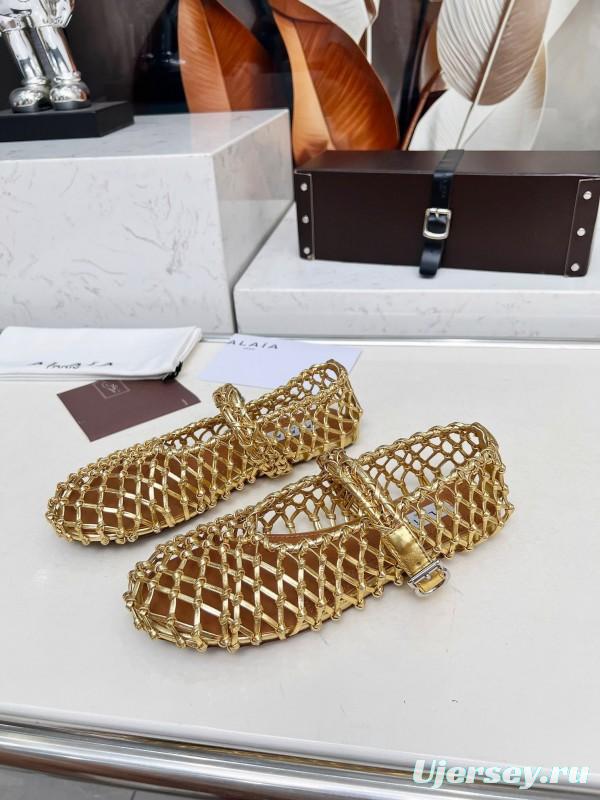 Alaia Handwoven Ballet Dance Shoes with Inner Height Increase - LY00280