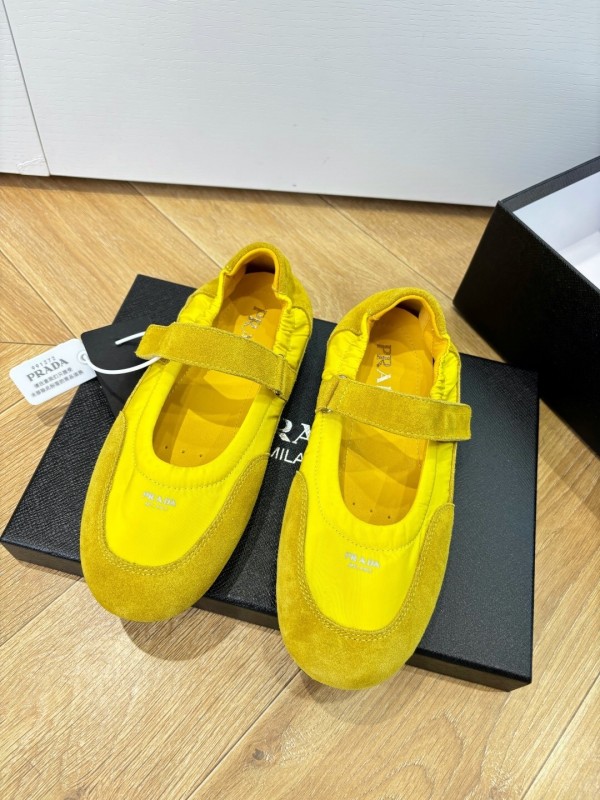 Prada Metal Toe Thin Sole Training Shoes Casual Shoes - LY00260