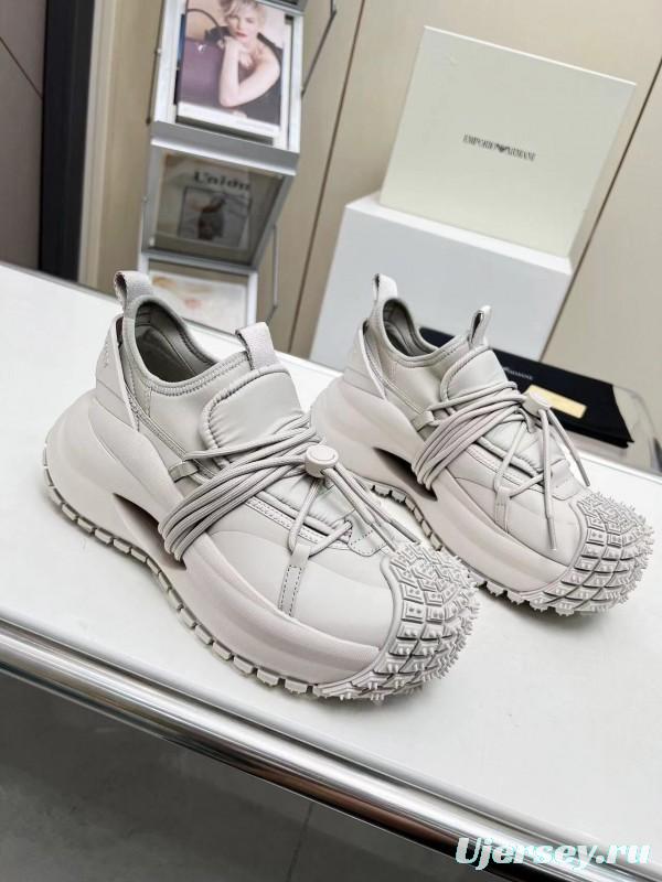 Armani 2025 SS Men's Sneakers with Tire Sole and Drawstring Design - LY00420