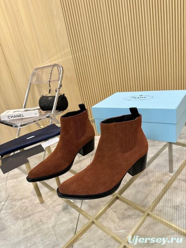 Prada Classic Pointed Toe Boots - LY00310