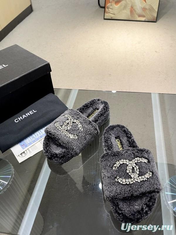 Chanel 2025 SS New Wool Slippers Soft Wool - LY00280